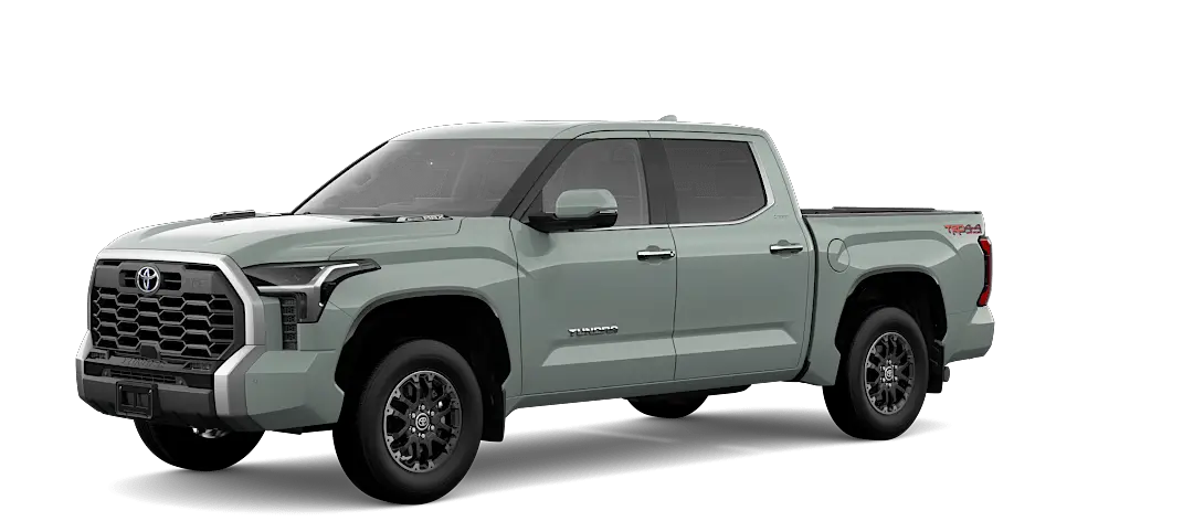 2023 toyota tundra hybrid crewmax limited trd off road lunar rock front view