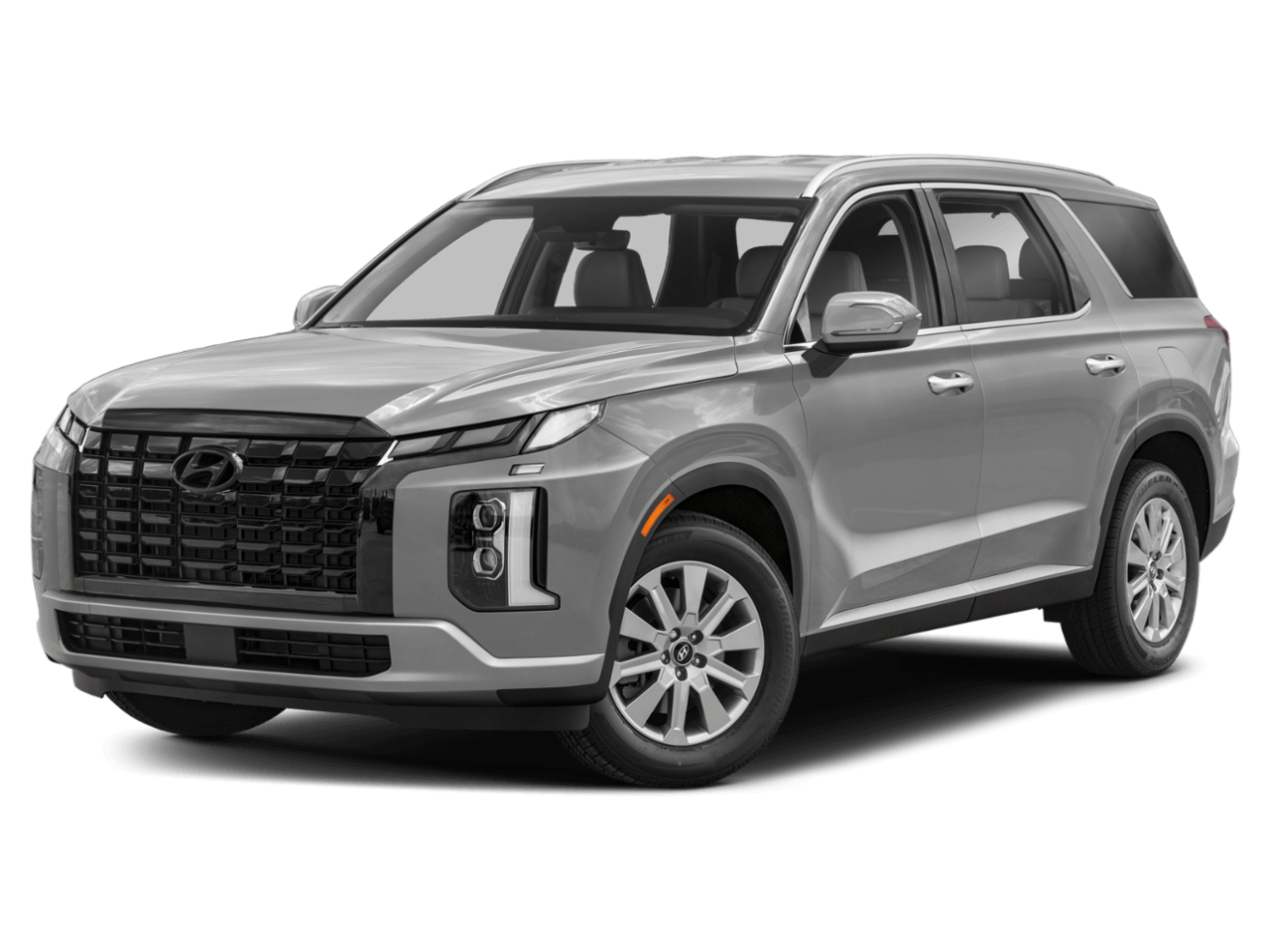 2023 Hyundai Palisade silver front view