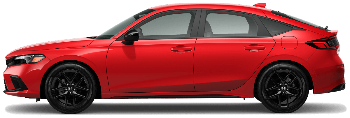 2023 honda civic hatchback side view