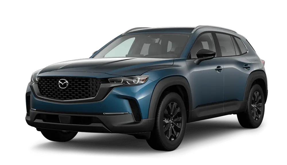 2024 mazda cx 50 blue front view